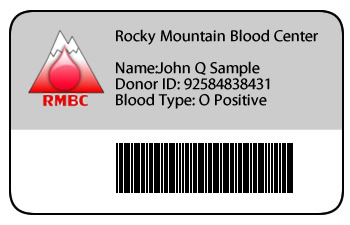 Donor Card Example